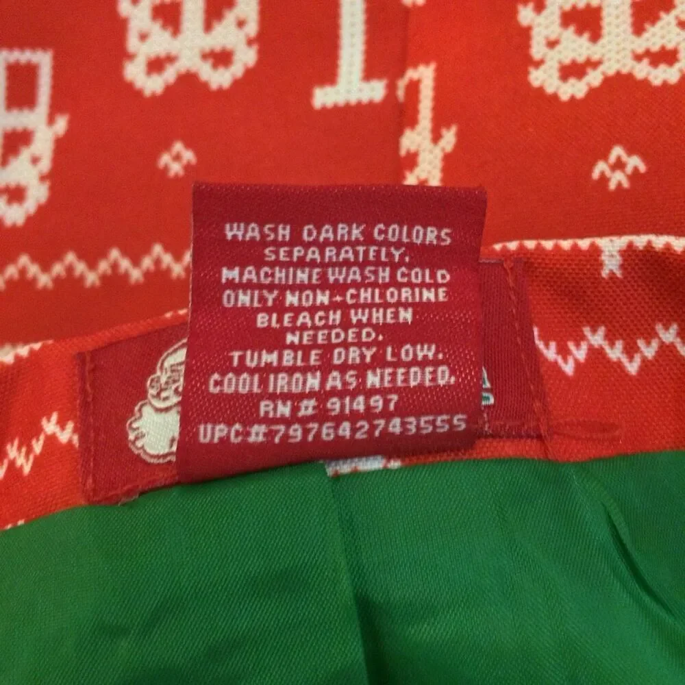 Ugly Christmas suit jacket men’s xl red